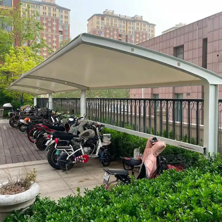 宜春膜结构电动车棚